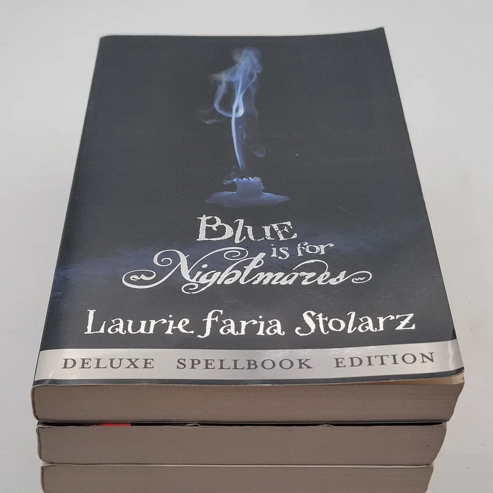 Laurie Faria Stolarz Blue is for Nightmares Series Paperback 4 Book Lot Good